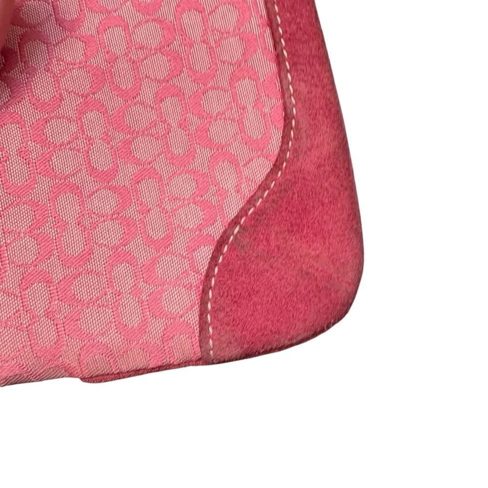 Coach vintage y2k signature soho pink wristlet wallet clutch bag
